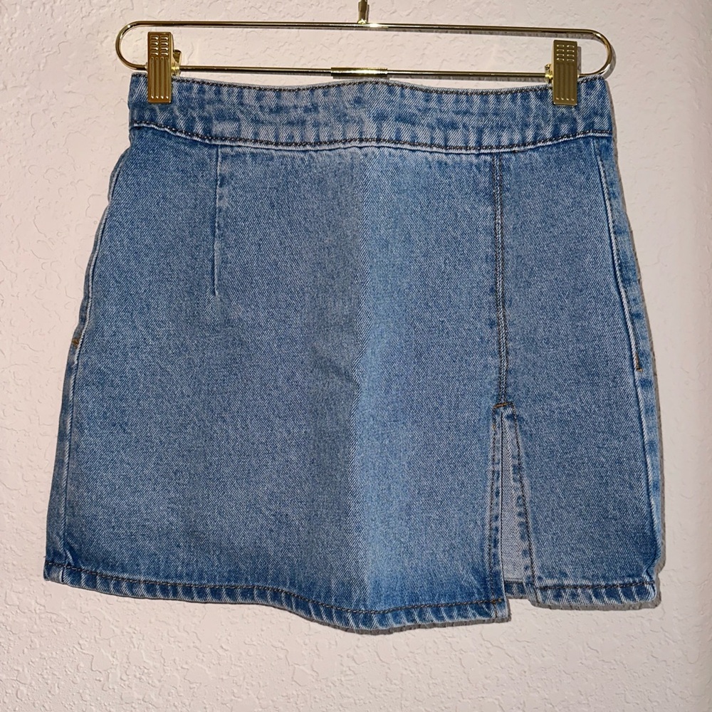 Dahli Denim Mini Skirt